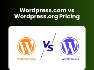 Wordpress.com vs Wordpress.org price comperison